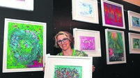‘Emerging’ artist and community garda Marie has new show at the Marina Market