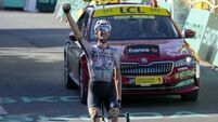 Tour de France: Wout Poels wins stage 15 as Jonas Vingegaard retains overall lead