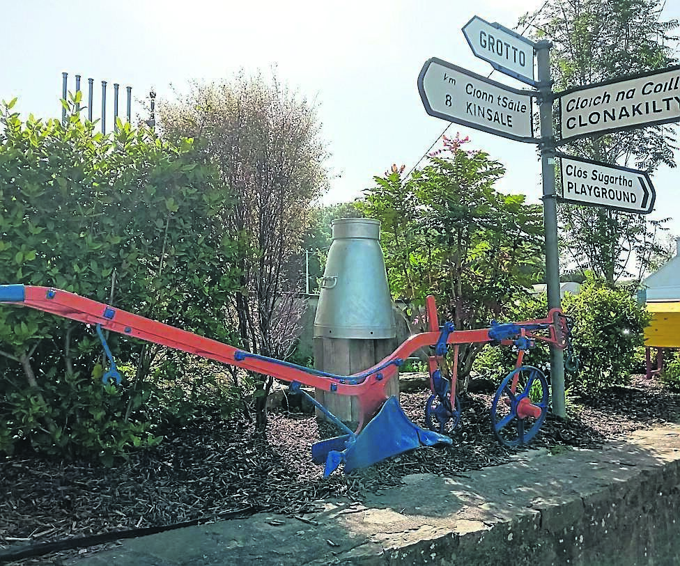 Upcycling is a part of the ethos at Ballinspittle Tidy Towns.