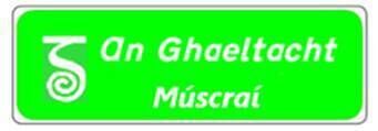 An chomharthaíocht nua do Ghaeltacht Mhúscraí ar an N22. 
