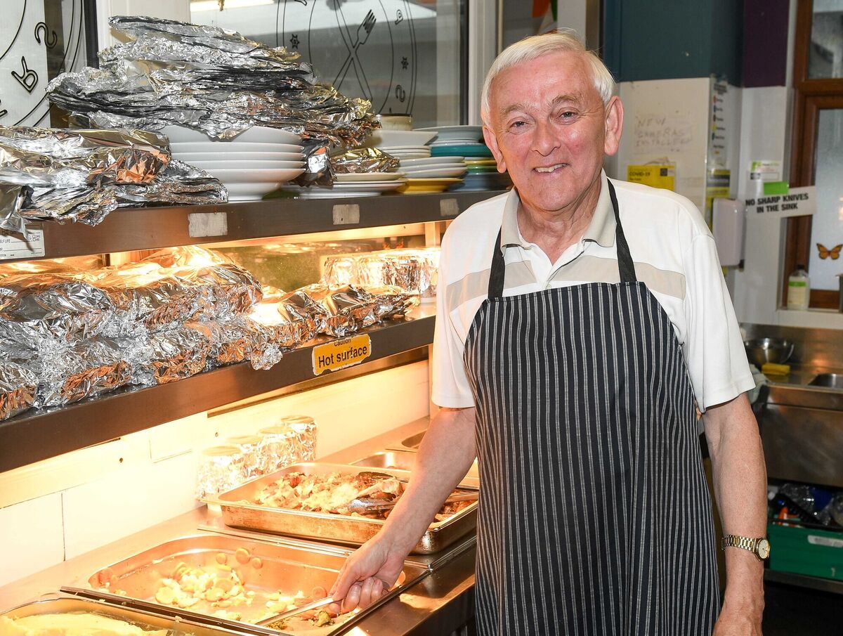  Volunteer Eddie Nodwelll, on duty at Cork Penny Dinners.