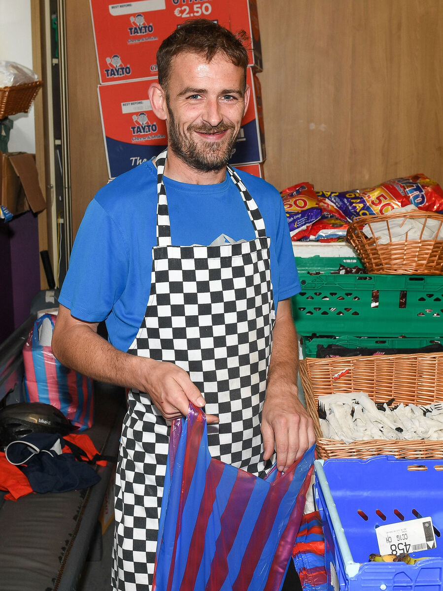  Volunteer Adrian Duggan, busy at Cork Penny Dinners.