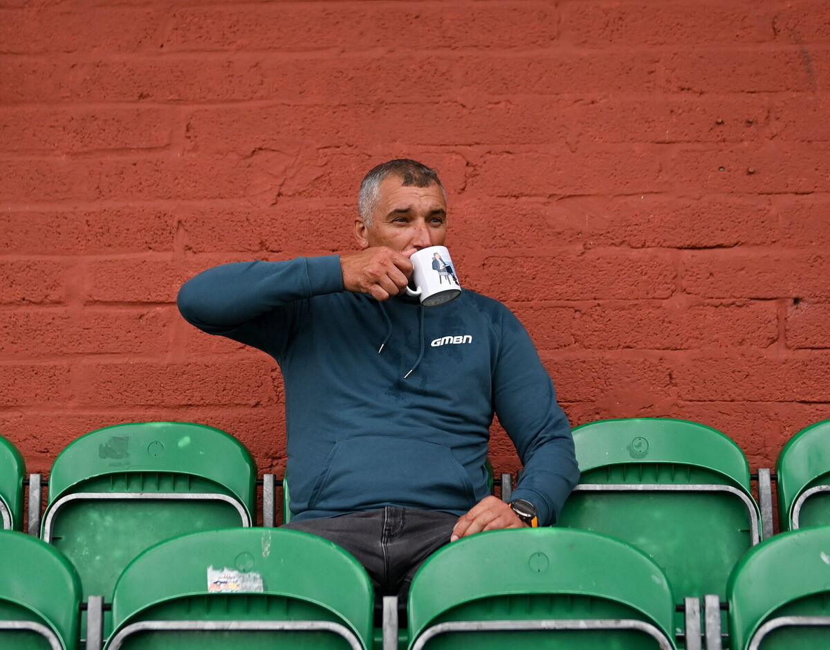 Mike Mendez, from South Wales, father of Cork City players Jesse and Alix Mendez before the Avenir Sports All-Island Cup semi-final in Belfast. Picture: Stephen Marken/Sportsfile Mike Mendez, from South Wales, father of Cork City players Jesse and Alix Mendez before the Avenir Sports All-Island Cup semi-final in Belfast. Picture: Stephen Marken/Sportsfile