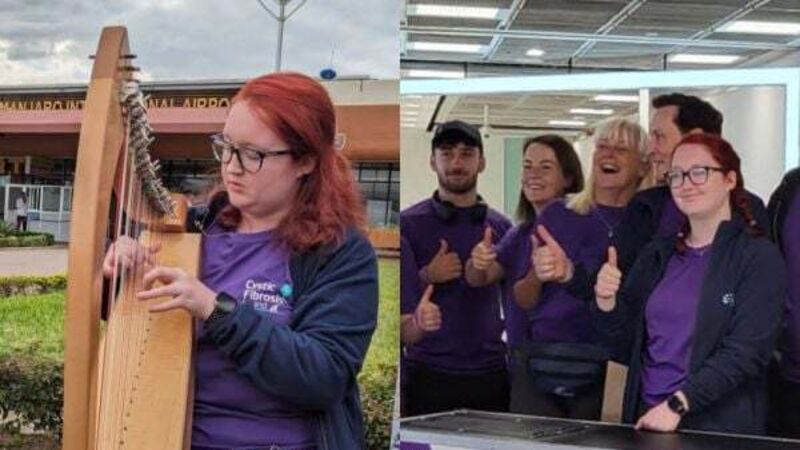 Harpist begins mission to break Guinness World Record on Mount Kilimanjaro