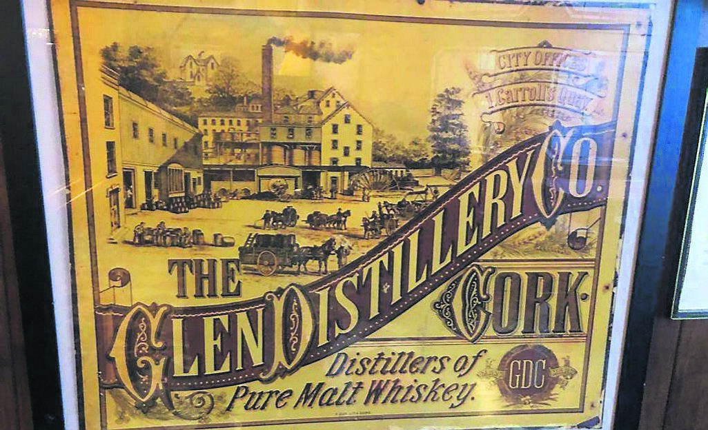 Ad for the Glen Distillery supplied by Dermot Knowles. Ad for the Glen Distillery supplied by Dermot Knowles.