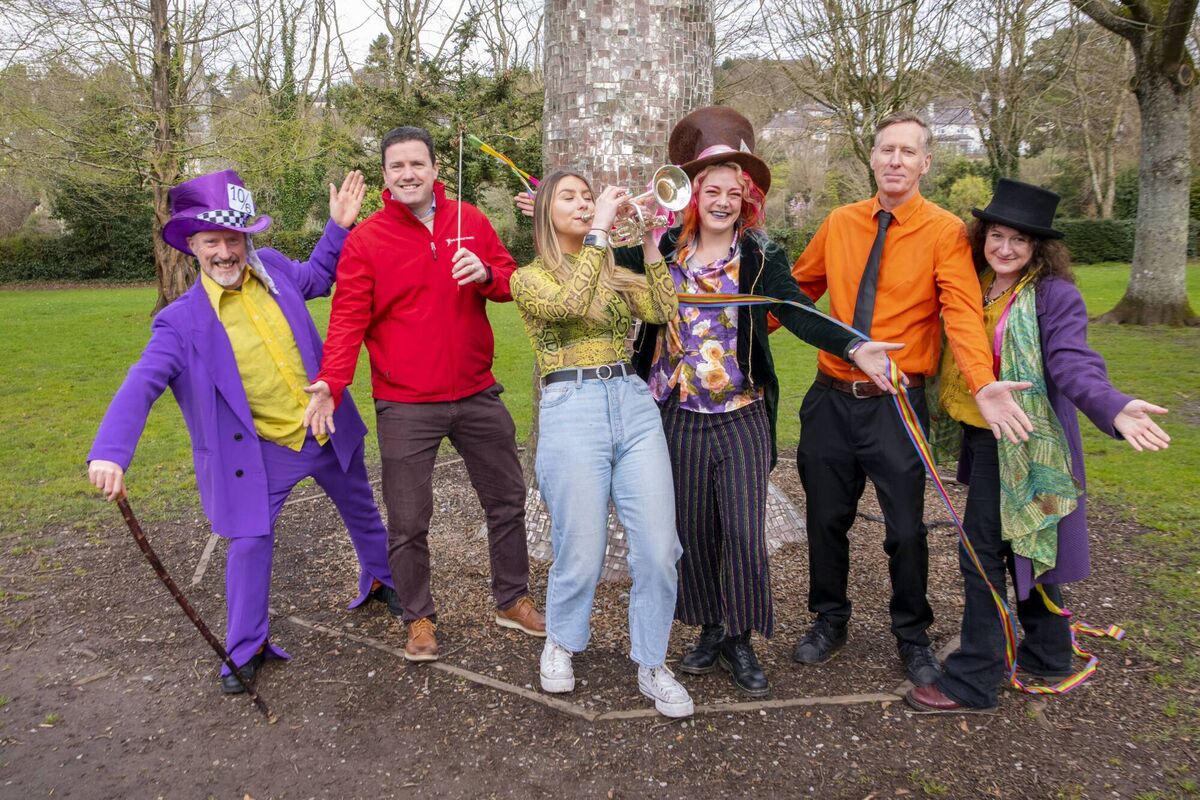 At the launch Joy In The Park 2023 in partnership with Cork Mental Health Foundation, were (L/R): Damian Punch (actor), Brendan McCarthy (Cork Mental Health Foundation), Amy O'Callaghan (Pontious Pilate & The Nail Drivers), Kate O'Shea (Circus Factory) Paul Linehan (The Frank & Walters) and Linda Plover (organiser, Joy In The Park). Picture: Colm Lougheed At the launch Joy In The Park 2023 in partnership with Cork Mental Health Foundation, were (L/R): Damian Punch (actor), Brendan McCarthy (Cork Mental Health Foundation), Amy O'Callaghan (Pontious Pilate & The Nail Drivers), Kate O'Shea (Circus Factory) Paul Linehan (The Frank & Walters) and Linda Plover (organiser, Joy In The Park). Picture: Colm Lougheed