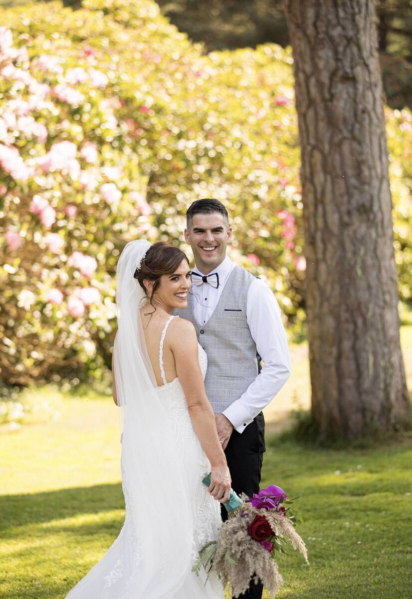 Claire Ambrose, from Rusheen in County Cork, married Jason Browne, from Caragh Lake in County Kerry.	Pictures: Laura and Benny Photography