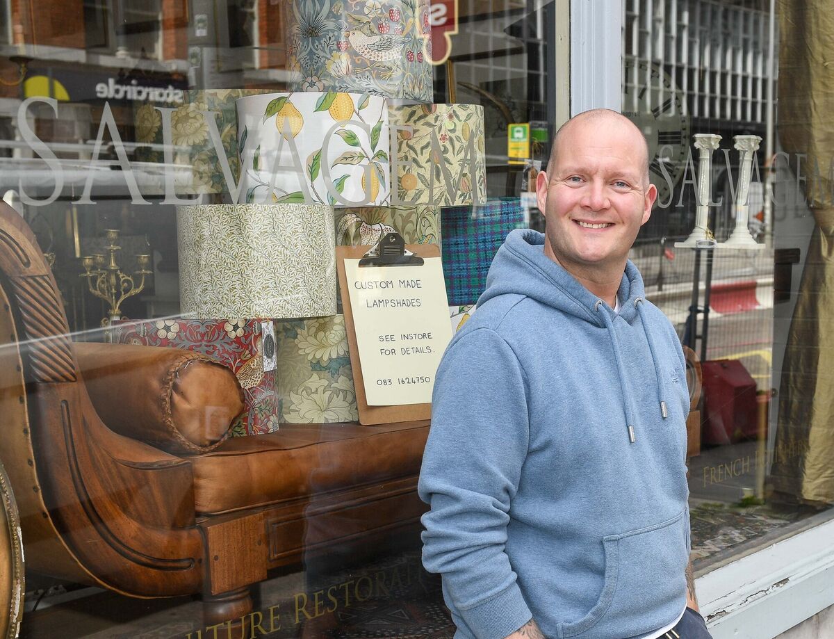  Michael Wall of Salvagem on MacCurtain Street.