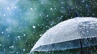 Status yellow rain warning issued for 13 counties