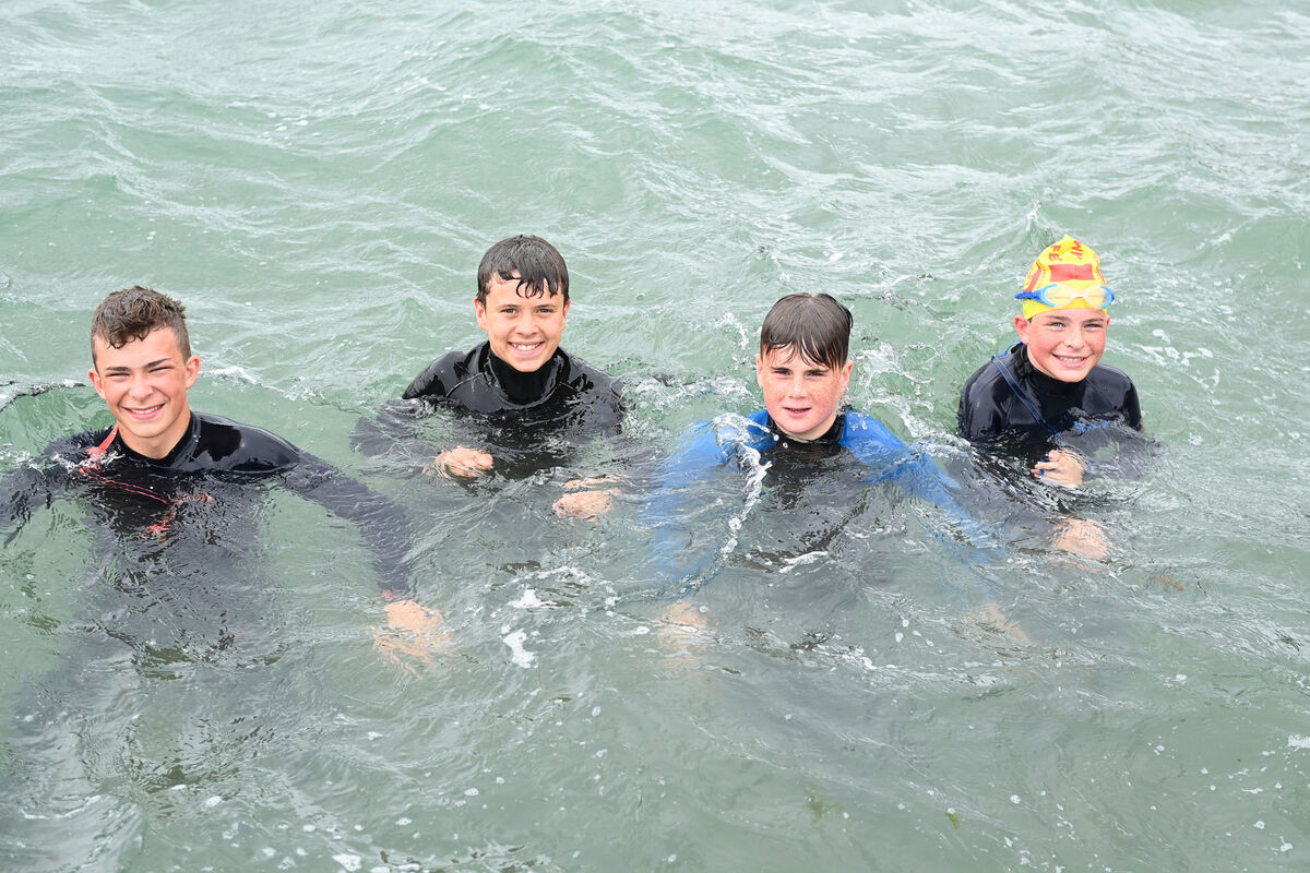Matthew Coholan, Tiernan White, Sean Collins and Adam Coholan who took part in the Irish Water Safety summer week programme, run by Cork Water Safety at Garrylucas, Garretstown Co Cork. Pic Larry Cummins Matthew Coholan, Tiernan White, Sean Collins and Adam Coholan who took part in the Irish Water Safety summer week programme, run by Cork Water Safety at Garrylucas, Garretstown Co Cork. Pic Larry Cummins