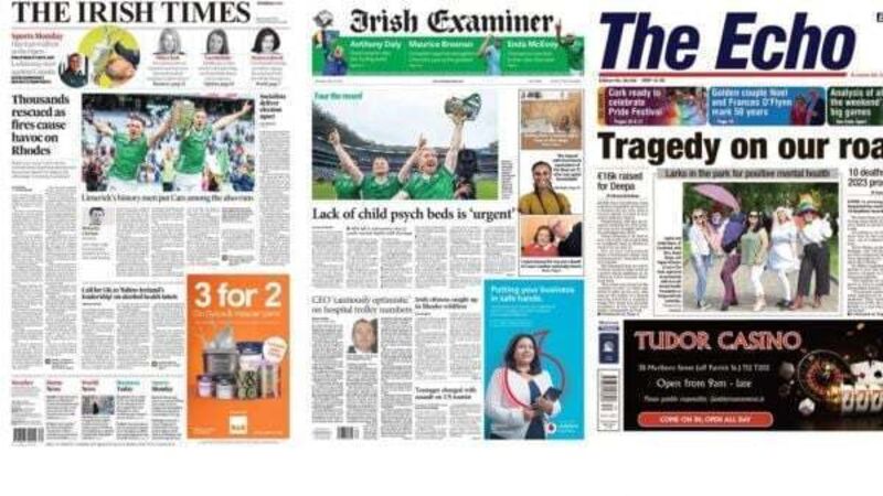 What the papers say: Monday's front pages