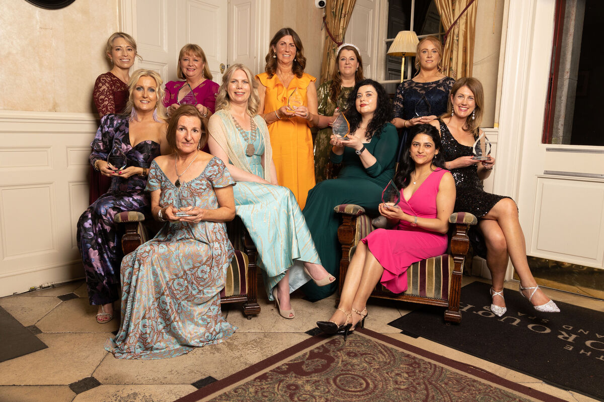 Paula Cogan received the President’s Award at the Network Ireland Cork Businesswoman of the Year Award. She is pictured here with other winners. Picture: Darragh Kane Paula Cogan received the President’s Award at the Network Ireland Cork Businesswoman of the Year Award. She is pictured here with other winners. Picture: Darragh Kane