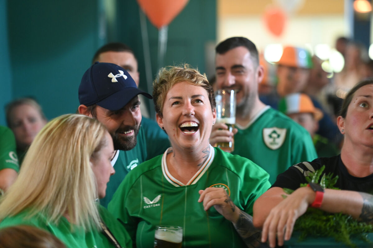 Soccer fan Noelle Cambridge watching the game. The family of Irish International soccer player Denise O'Sullivan were watching the game Ireland vs Canada at Murphy's Rock, Ballyvolane, Cork on Wednesday. Pic: Larry Cummins Soccer fan Noelle Cambridge watching the game. The family of Irish International soccer player Denise O'Sullivan were watching the game Ireland vs Canada at Murphy's Rock, Ballyvolane, Cork on Wednesday. Pic: Larry Cummins