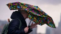 Rain warning in place for three counties