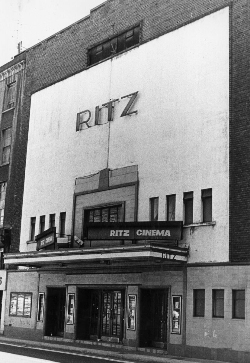 The former Ritz Cinema on Washington St. The former Ritz Cinema on Washington St.