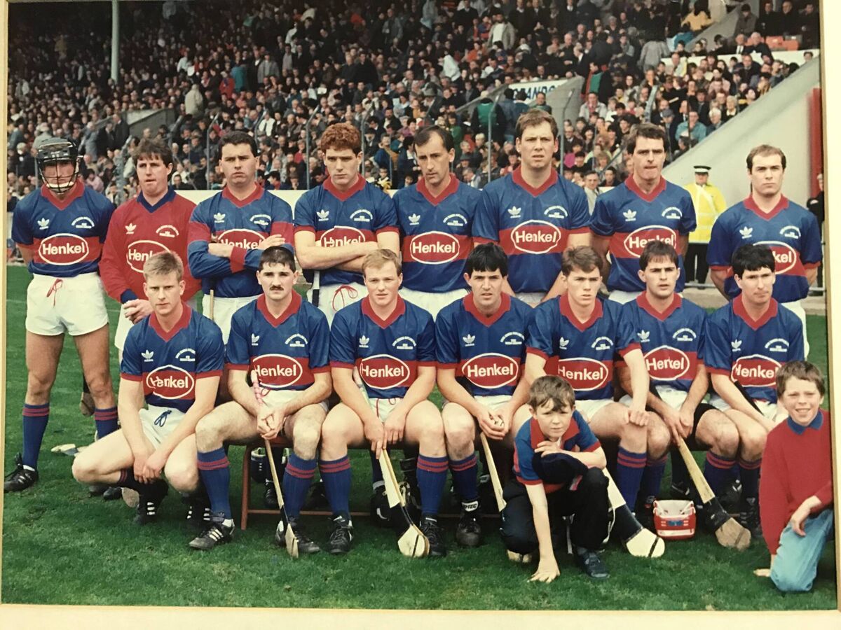 The Erin's Own team that won the 1992 hurling final, pictured before the SHC decider at Páirc Uí Chaoimh. The Erin's Own team that won the 1992 hurling final, pictured before the SHC decider at Páirc Uí Chaoimh.