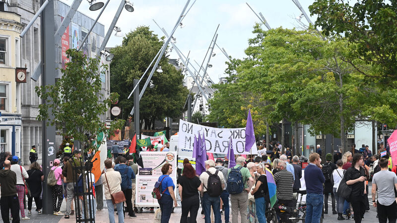 Anti-racism group calls for stop to 'hatred and division' after Cork City Library is forced to close during demonstrations Anti-racism group calls for stop to 'hatred and division' after Cork City Library is forced to close during demonstrations