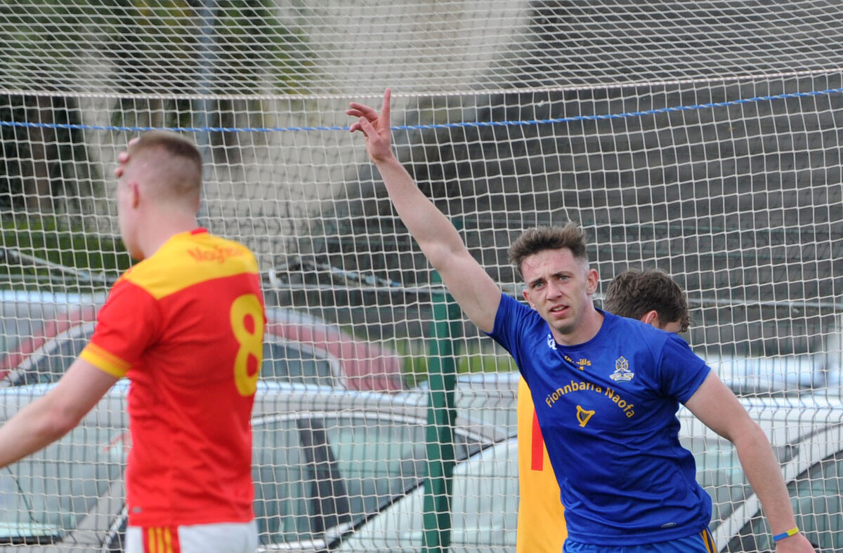 Ethan Twomey celebrates after scoring his goal against Mallow. Picture Denis Minihane. Ethan Twomey celebrates after scoring his goal against Mallow. Picture Denis Minihane.