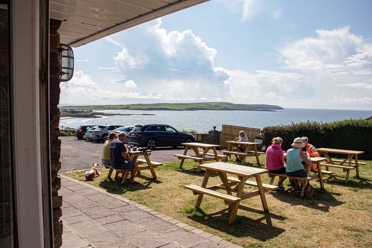 A view from the new Bean &amp; Berry Cafe. 	Pictures: Richard Gordon