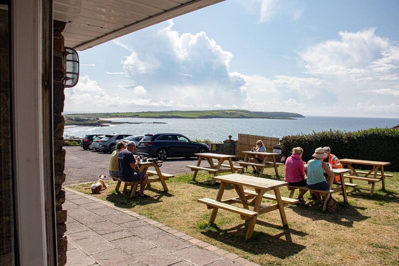 A view from the new Bean & Berry Cafe. Pictures: Richard Gordon A view from the new Bean & Berry Cafe. Pictures: Richard Gordon