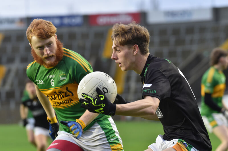Action from last year's County JAFC final between Kilmurry and Cobh. Kilmurry won their first game in the Premier JFC, while Cobh were beaten. Picture: Dan Linehan
                    