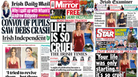 What the papers say: Wednesday's front pages