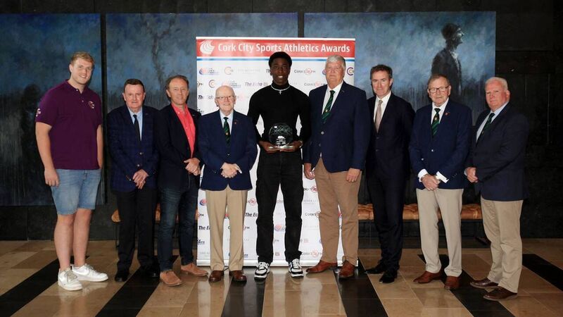 Two of Ireland's top athletes are honoured by the Cork City Sports for their recent victories Two of Ireland's top athletes are honoured by the Cork City Sports for their recent victories