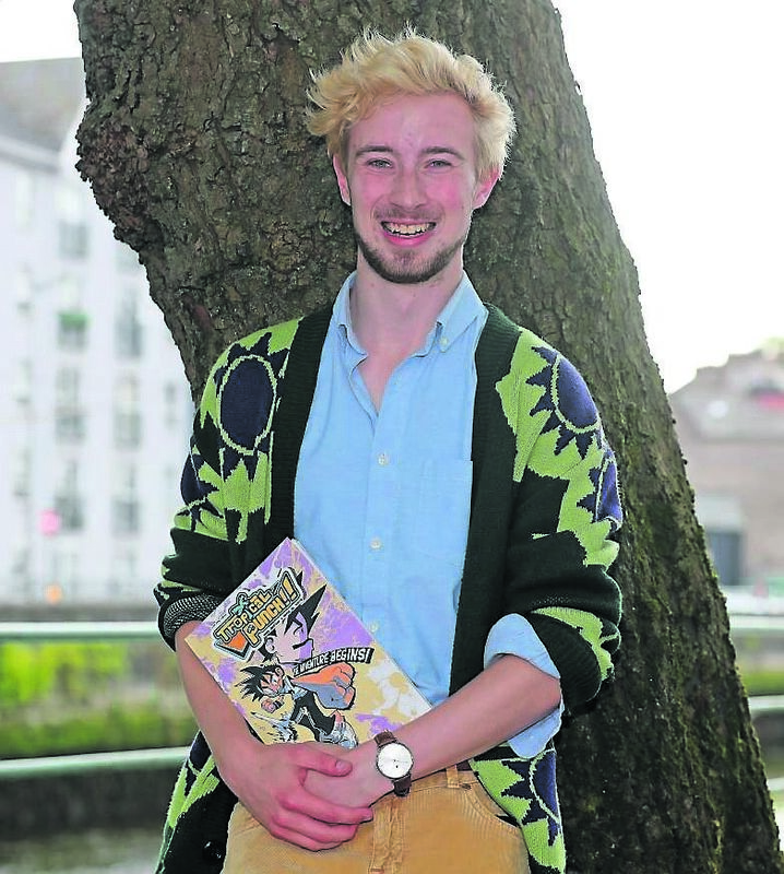 Author Kevin Smith on the North Mall in Cork city for his book launch last week