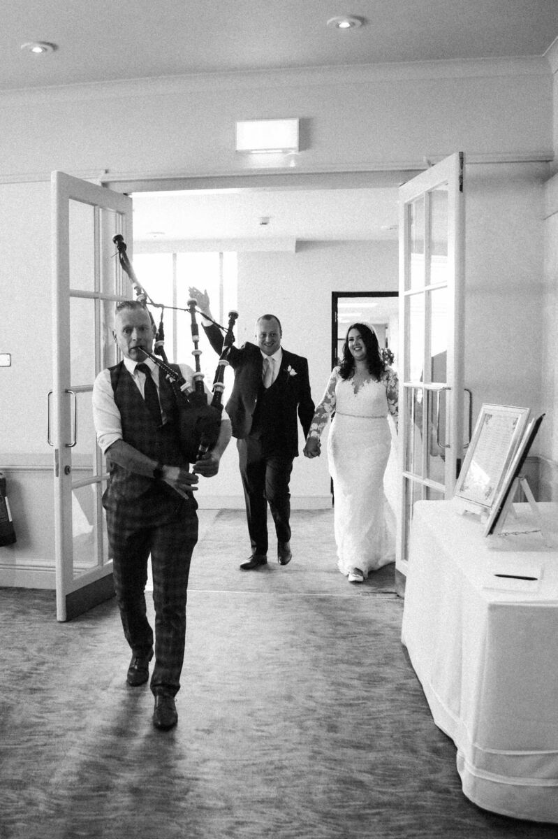 They had their wedding reception at Actons Hotel, Kinsale, joined by family and friends.