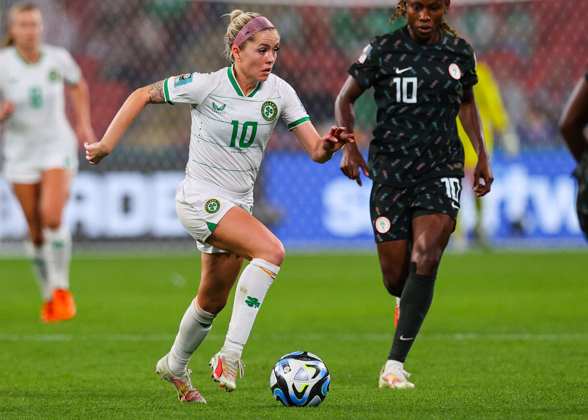 Ireland's Denise O'Sullivan in action against Nigeria. Picture: INPHO/Ryan Byrne Ireland's Denise O'Sullivan in action against Nigeria. Picture: INPHO/Ryan Byrne