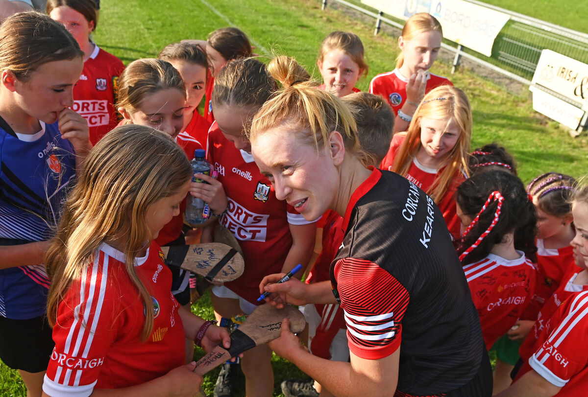 Laura Treacy signs autographs. Picture: Eddie O'Hare Laura Treacy signs autographs. Picture: Eddie O'Hare