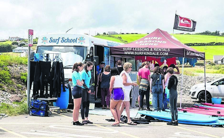 The surf school in full swing at Atlantic Offshore Adventures in Garrettstown The surf school in full swing at Atlantic Offshore Adventures in Garrettstown