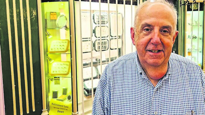 A gem of a jeweller... Liam set to shut Market Parade shop