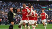 Arsenal beat treble-winners Manchester City on penalties to win Community Shield