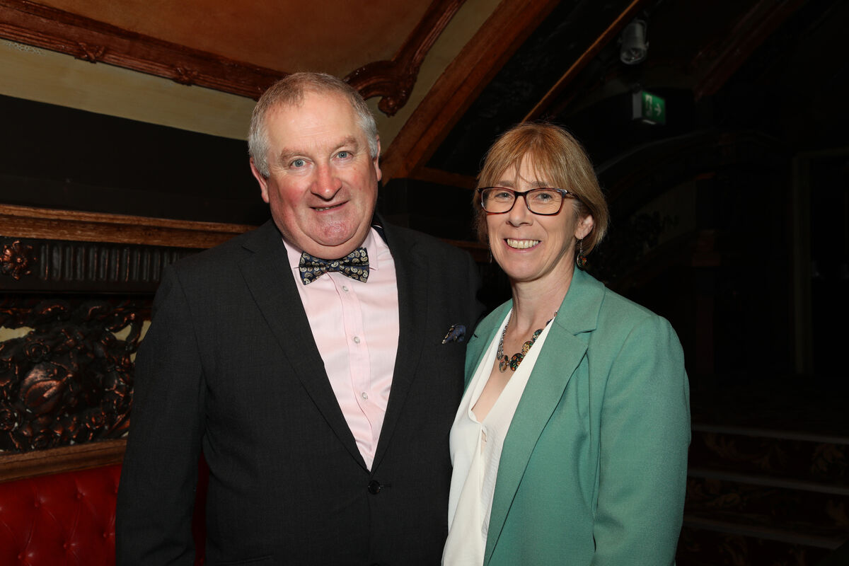 Seán and Catherine Daly at the film premiere of the new Irish film Homofónia which was screened at the Pavillion cinema in Cork. Picture: David Creedon