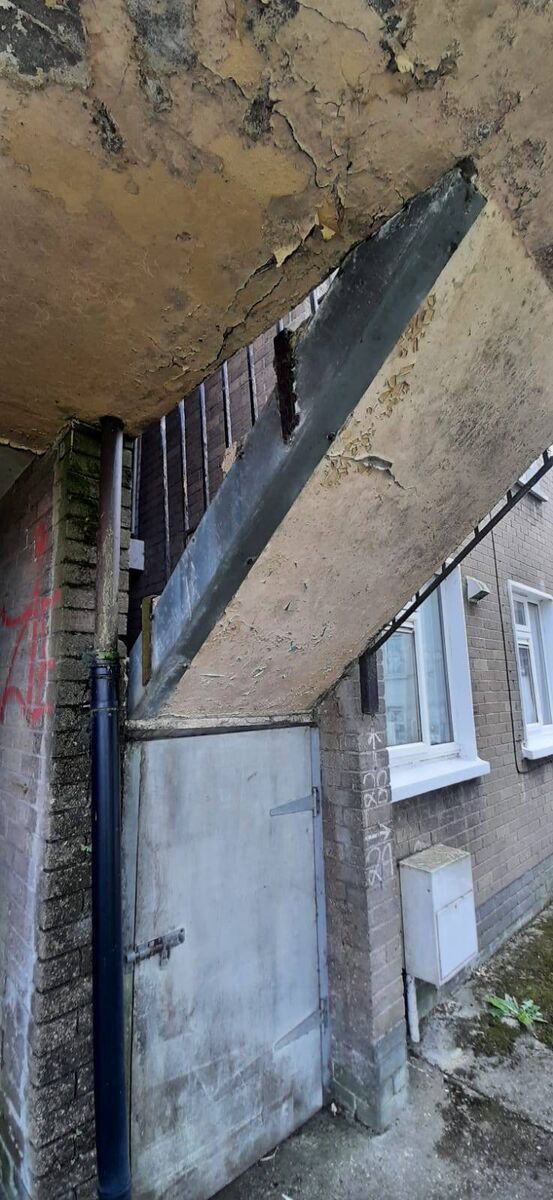 A photo illustrating the damp and dilapidated conditions at Fort Street. A photo illustrating the damp and dilapidated conditions at Fort Street.