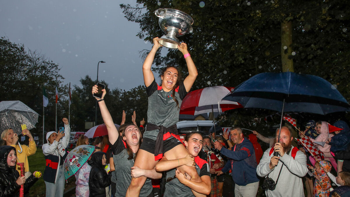 Pictures: Knocknaheeny welcomes camogie heroes home