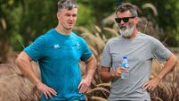 Roy Keane, Niall Horan and Pádraig Harrington visit Irish Rugby training camp