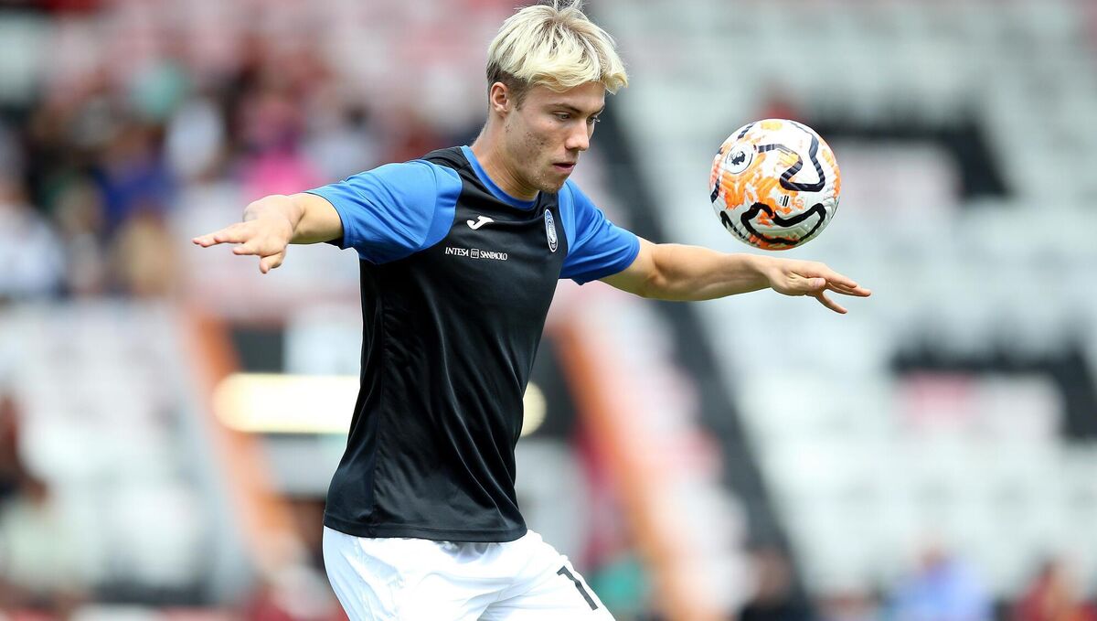 Atalanta's Rasmus Hojlund during a pre-season friendly match at the Vitality Stadium, Bournemouth, prior to his move to Man United. 