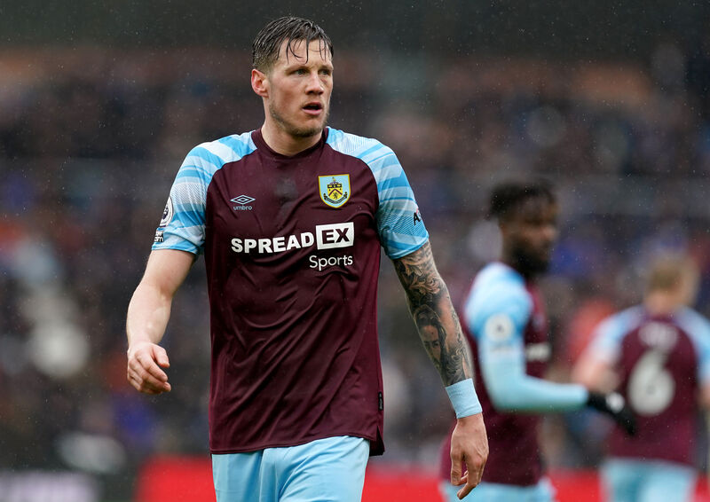 TURFED WOUT: Burnley’s Wout Weghorst is back at Turf Moor after an uninspiring time at Old Trafford.