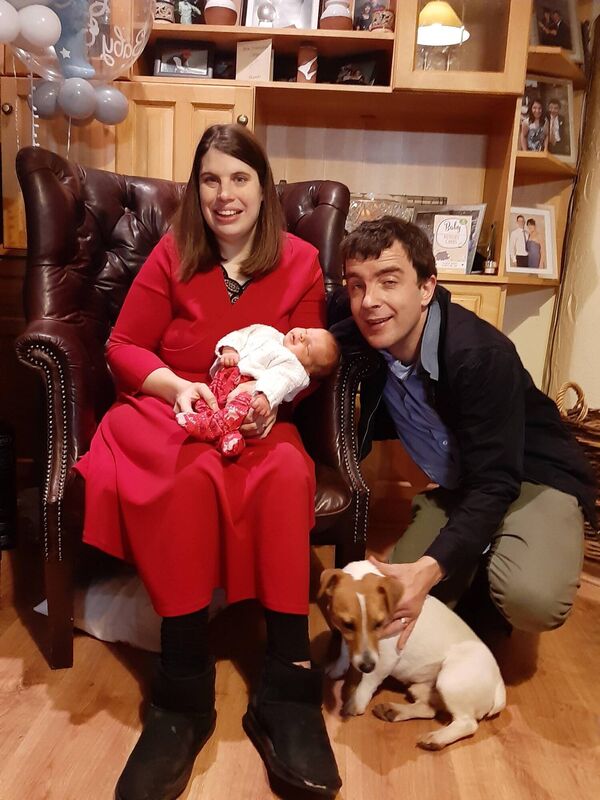 Julie Helen, and Dave with baby Ricky 