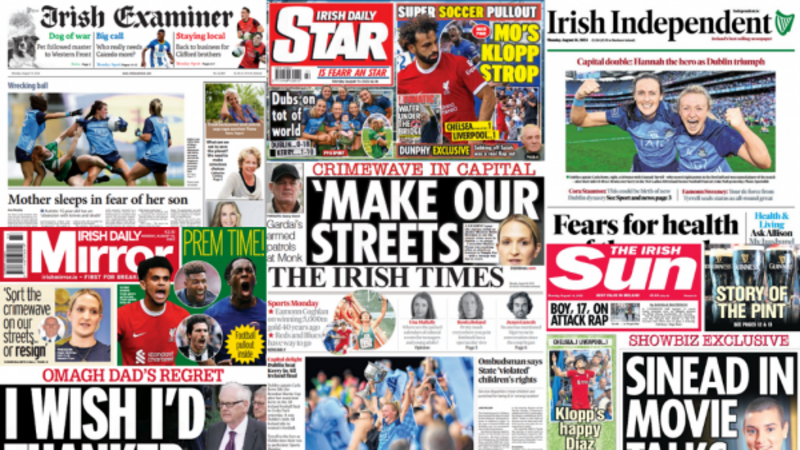 What the papers say: Monday's front pages