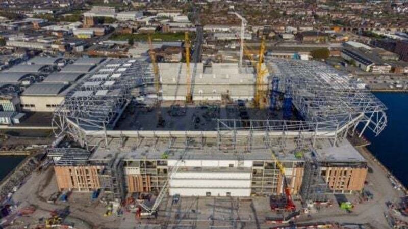 Worker, 26, dies after being injured at Everton’s new stadium Worker, 26, dies after being injured at Everton’s new stadium