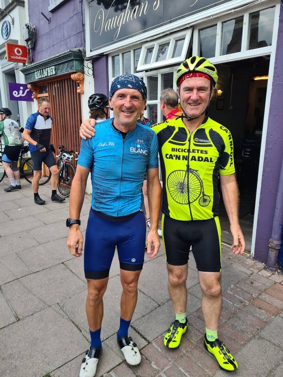 Dermot Mulcahy (left) with Declan O'Donoghue. Dermot Mulcahy (left) with Declan O'Donoghue.