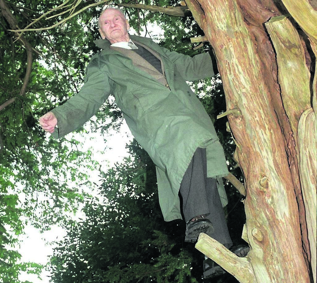 Jo Kerrigan’s father, Joey, was still climbing trees at 90. Picture: Richard Mills