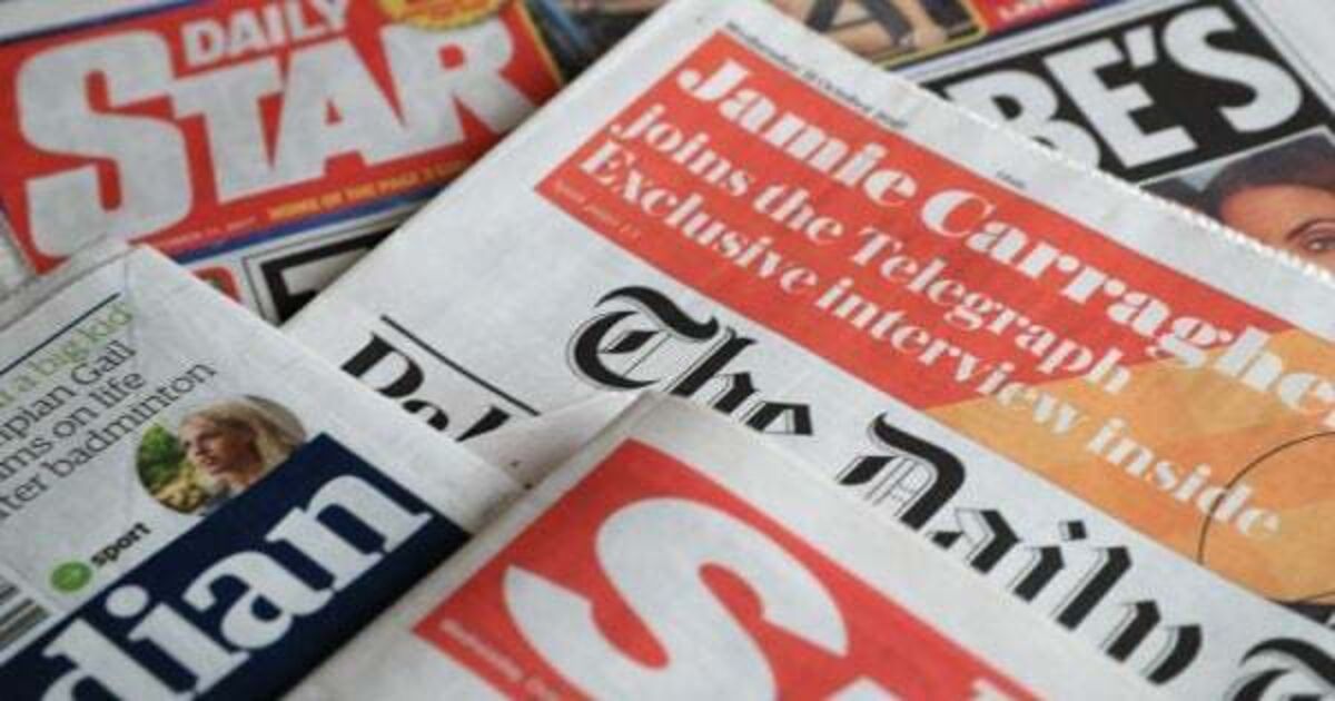 What the papers say: Friday's front pages - Vimarsana News