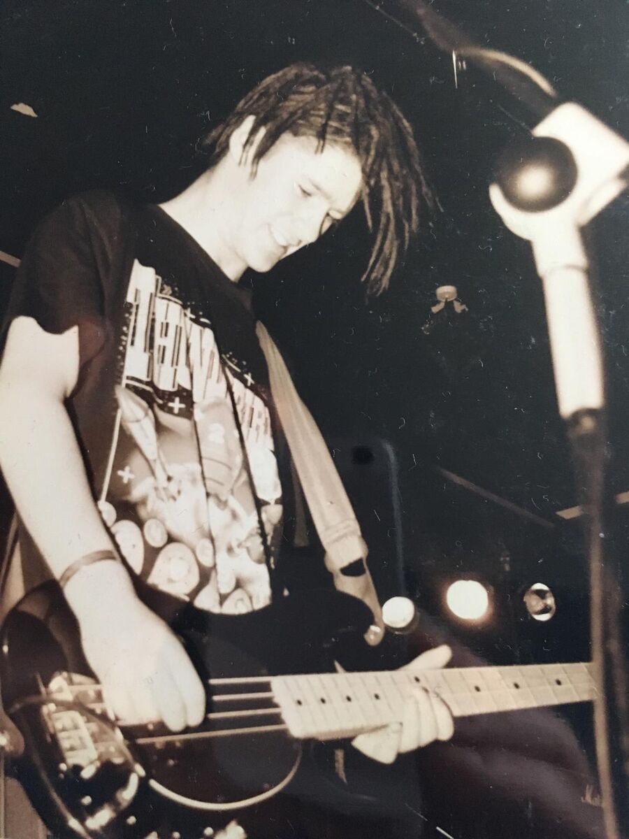 Eddie Butt on bass back in the day. Eddie Butt on bass back in the day.