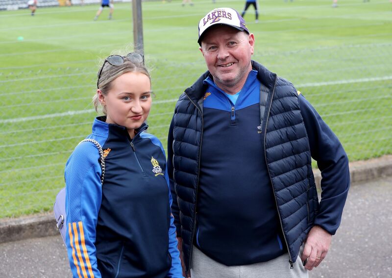  Christina and Brian Maher, supporting St Finbarr's last week in Páirc Uí Rinn but last night's match was rained off. Picture: Jim Coughlan.