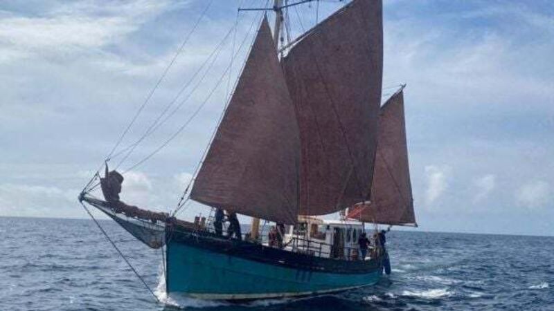 Ireland's tradition of training teens to sail continues on the Brian Ború