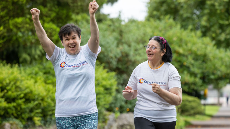 COPE Foundation hit the ground running for Echo Women's Mini Marathon